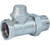 Запорный клапан для радиатора Giacomini R15TG Ду 32 Ру16 ВР прямой R15X036 107-2659