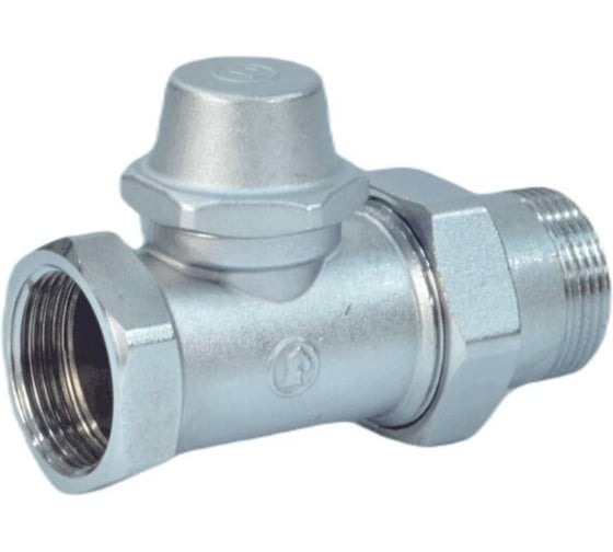 Запорный клапан для радиатора Giacomini R15TG Ду 25 Ру16 ВР прямой R15X035 107-0123