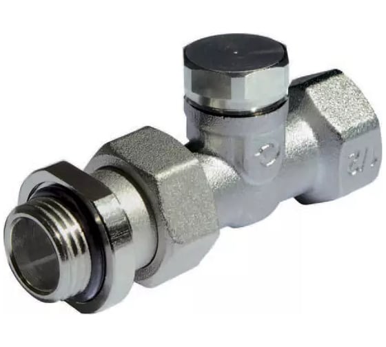 Вентиль запорный прямой GUARDO Purmo 1/2", с американкой MTB 132 1