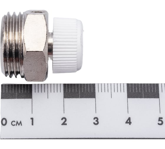 Ручной воздухоотводчик для радиаторов Tiemme 1/2", никель 1980016