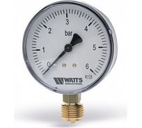 Манометр Watts F+R200 радиальный 0-6bar, корпус 63mm 10007723