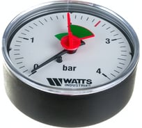 Аксиальный манометр Watts F+R101 0-4 bar, корпус 63 мм 10008090