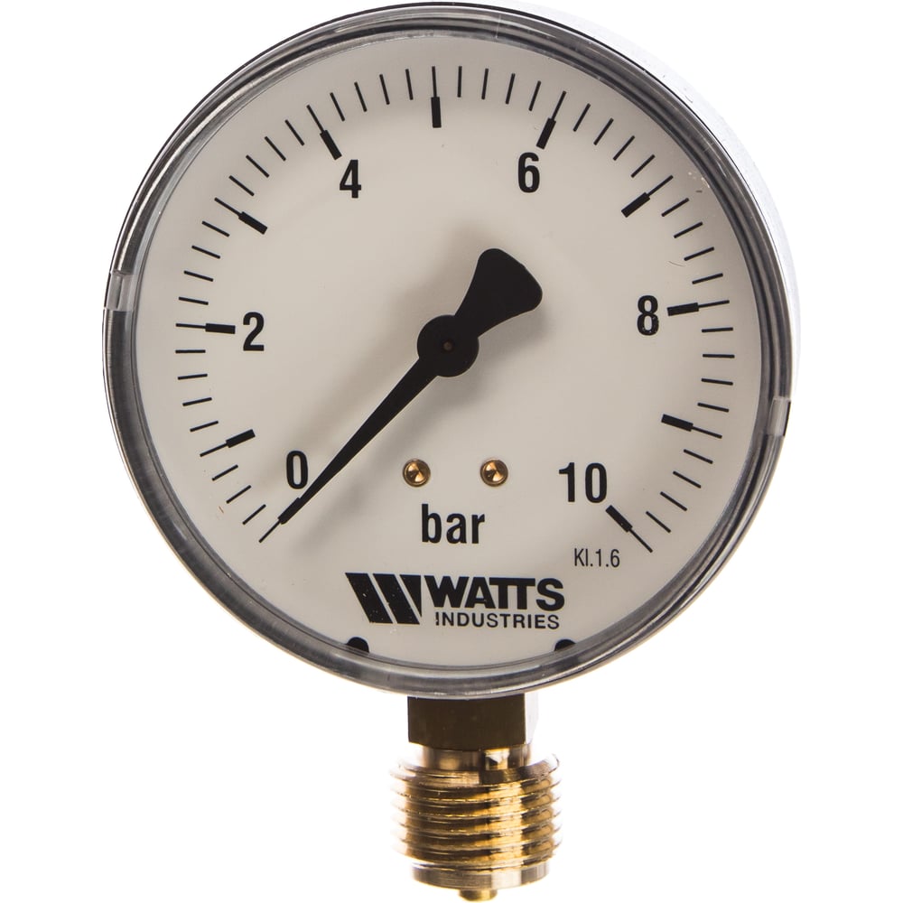 Манометр Watts F+R200 радиальный 0-10bar, корпус 80mm 10007793 ...