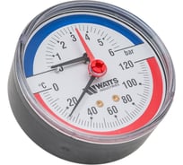 Термоманометр Watts F+R818 аксиальный 80 mm 10018742