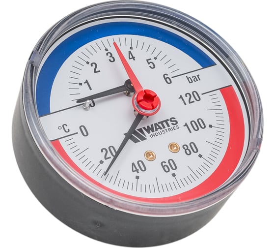 Термоманометр Watts F+R818 аксиальный 80 mm 10018742 1