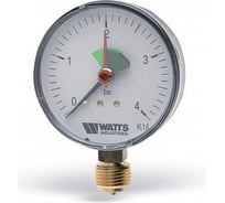 Манометр Watts F+R201 радиальный, 0-4 bar, корпус 63mm 10007722