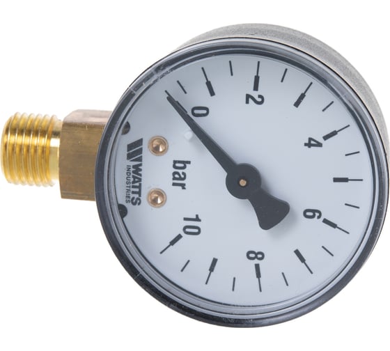 Радиальный манометр Watts F+R200 0-10 bar, корпус 50 мм 10007380
