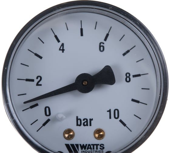 Радиальный манометр Watts F+R200 0-10 bar, корпус 50 мм 10007380