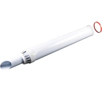 Труба коаксиальная с наконечником (антилед; 60/100 мм; 2 м) DR thermo PT-A/SR-2.0
