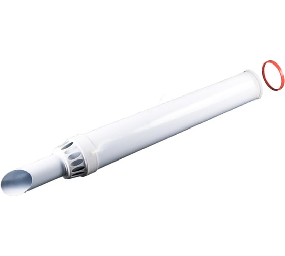 Труба коаксиальная с наконечником (антилед; 60/100 мм; 1.5 м) DR thermo PT-A/SR-1.5 1