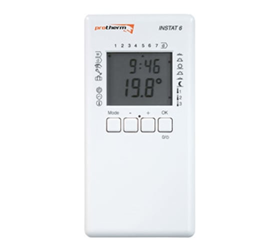Регулятор программ комнатный Instat 6 для котельного оборудования Protherm 1555