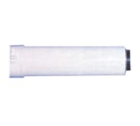Труба коаксиальная с наконечником (60/100 мм; 1 м; Ал/Ал) для дымоходов Conti KITM610P