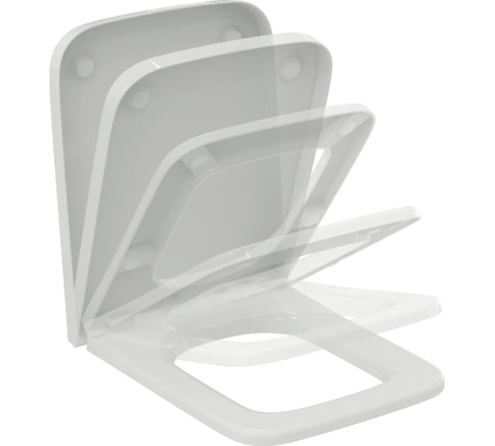 Сидение и крышка Ideal Standard T392701 BLEND CUBE стандарт, тип wrapover, дюропласт, легкосъемное 00072985