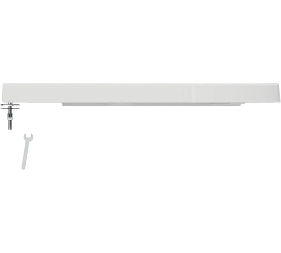 Сидение и крышка Ideal Standard T376001 BLEND CURVE стандарт, тип wrapover, дюропласт, легкосъемное 00072982