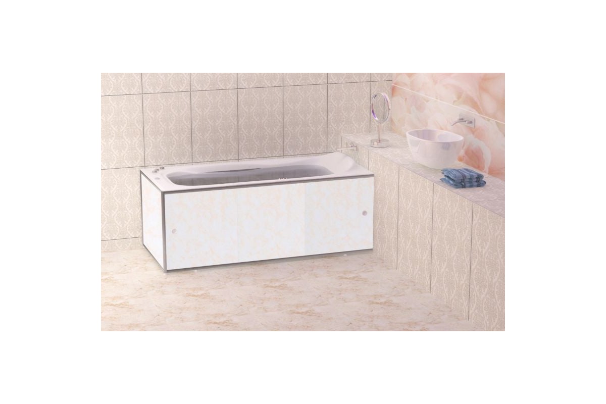 Экран под ванну Метакам Премиум А кремовый тт 1,48 ЭПS_003704 ...