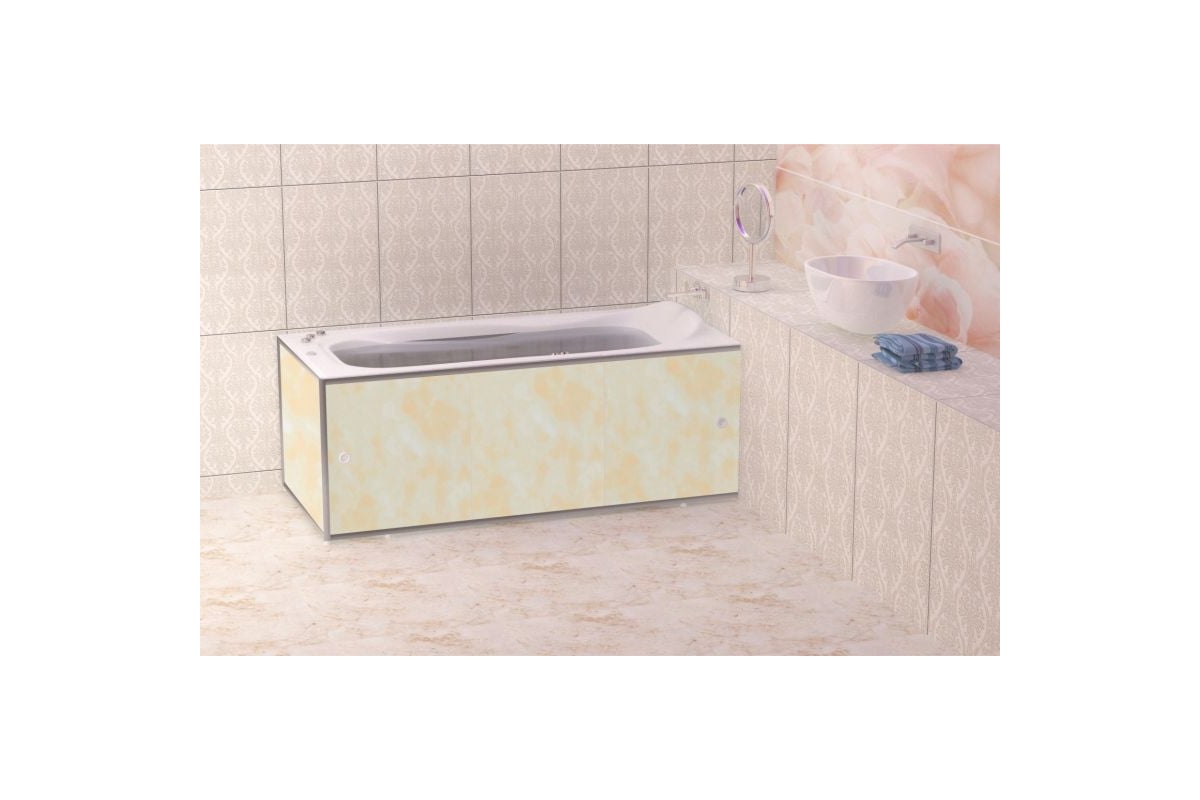 Экран под ванну Метакам Премиум А 1,68 песочный ЭПS_003706 - выгодная ...