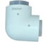 Отвод для труб пластиковый (87°; DN 80/125 мм) Vaillant 303210 1