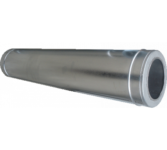 Труба утепленная (80/100 мм; 2 м) для дымоходов Conti TAC28MFB 1