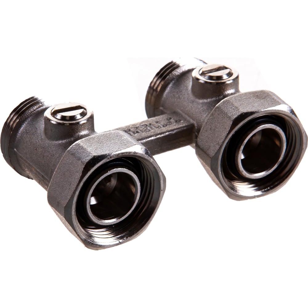 Радиаторный узел Tiemme НВ, 3/4"х3/4"ЕК, H-блок со встроенными кранами ...