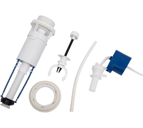 Арматура для бачка Псков шток, боковая подводка, белый, 66.56.14.0 28109