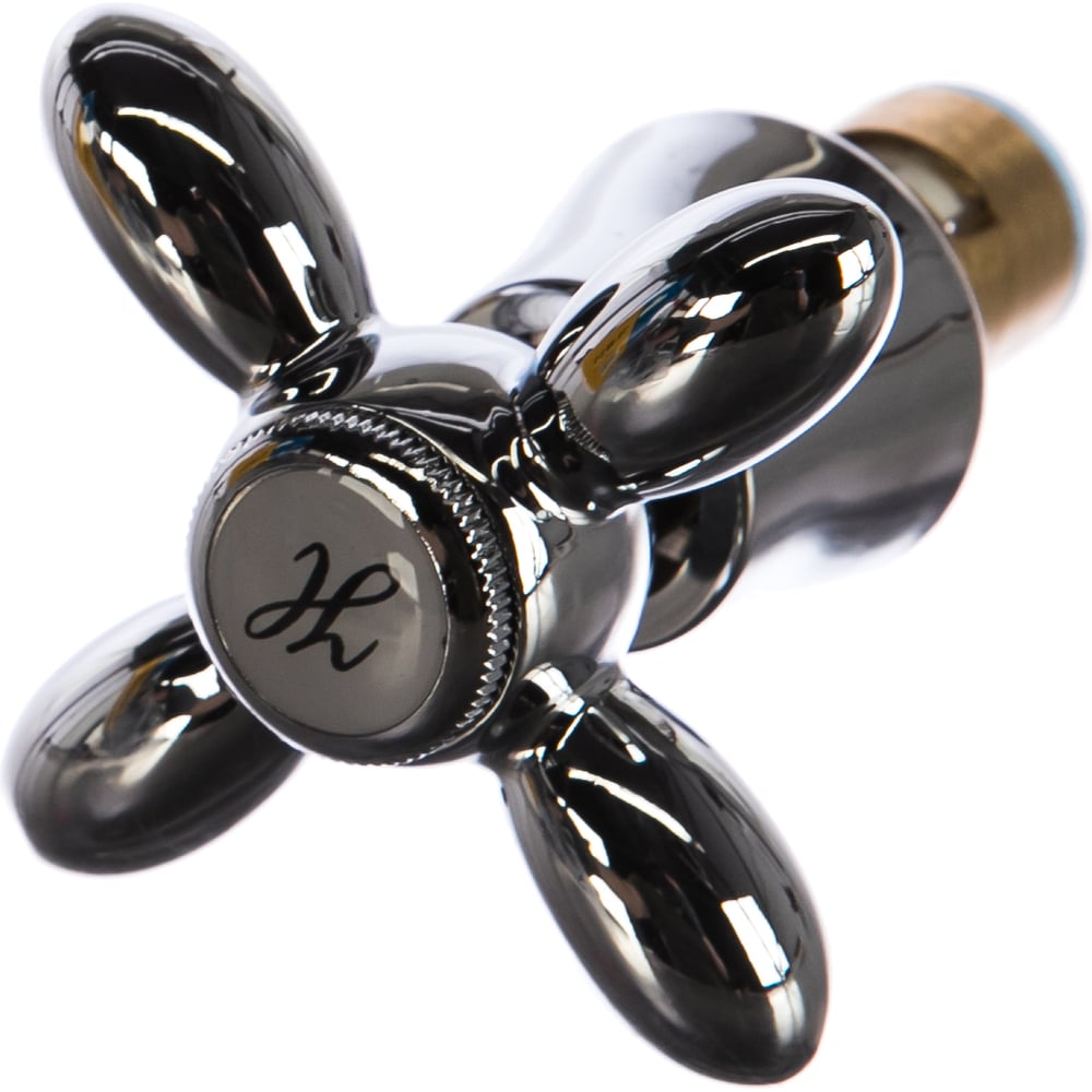 Кран-букса LEDEME 1/2, керамика, 20 шлицов, угол поворота 90°, с ...