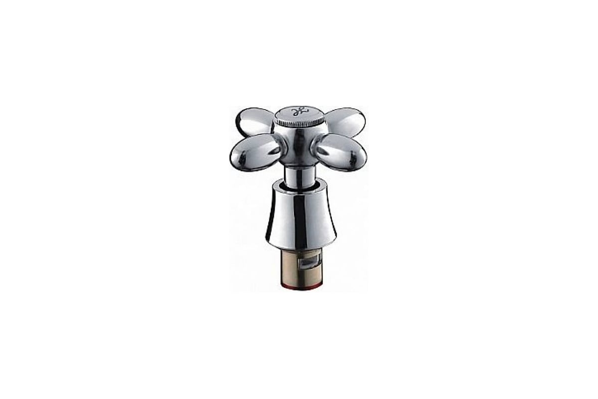 Кран-букса LEDEME 1/2, керамика, 20 шлицов, угол поворота 90°, с ...