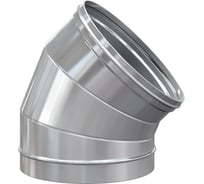 Отвод 45 градусов (100х0.8 мм; AISI 304) РОССТИН НФ-00014634