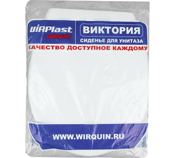 Сиденье с крышкой VIRPLAST Виктория пластик крепления в комплекте 20980511