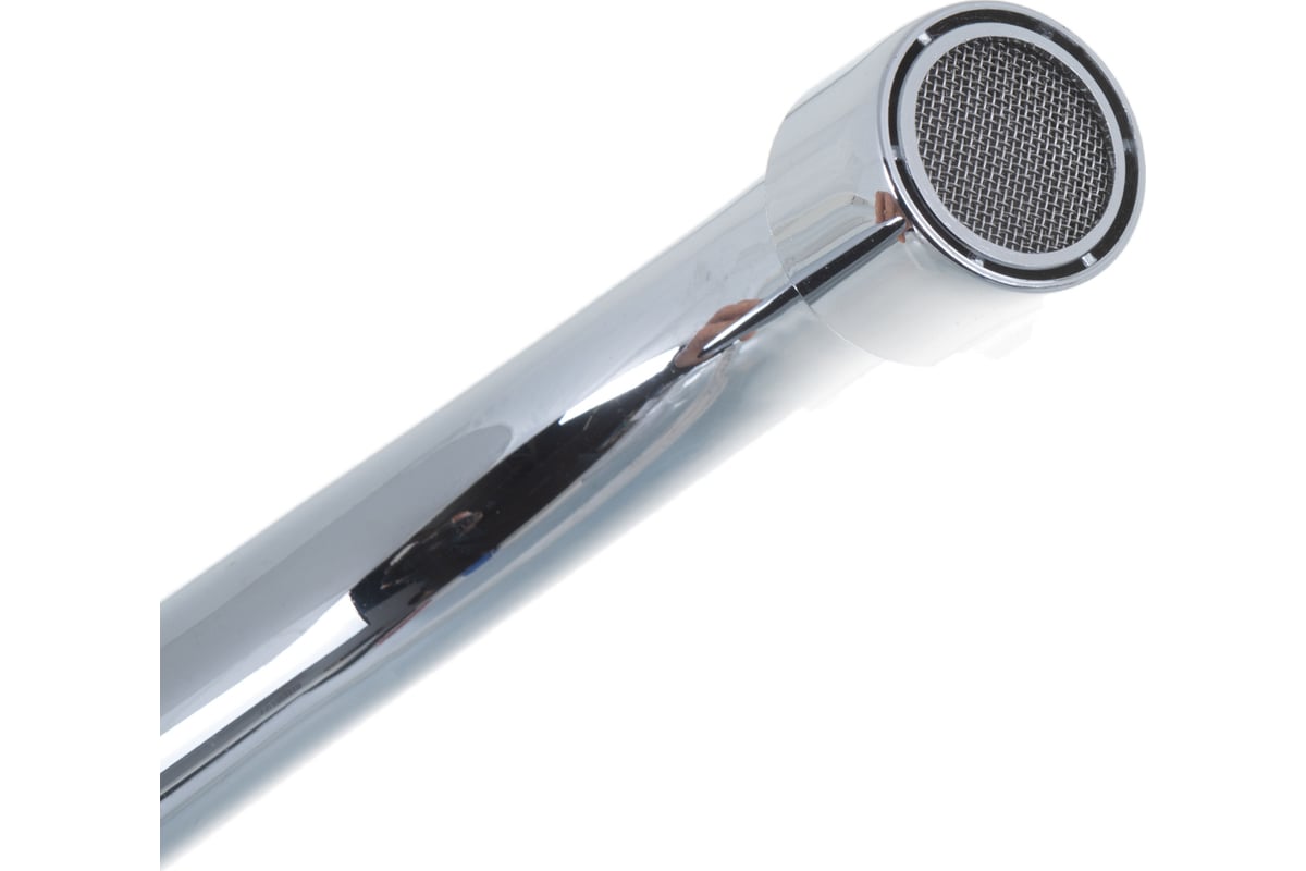 Излив для смесителя круглый MELODIA S-образный с аэратором 15 см 34093 ...