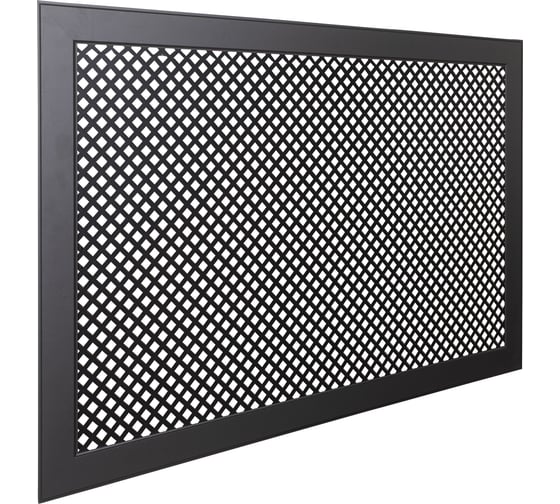 Экран для радиатора Стильный Дом DE LUXE 90x60см Глория черный v531894