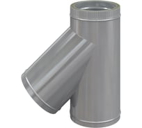 Тройник изолированный 45 градусов (130/180х0.5/0.5 мм; AISI 304) РОССТИН НФ-00014697