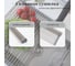 Коврик для сушки посуды (ролл-мат) Alcora гибкий 47x36 см Grey silicone 3046742G 2