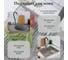 Коврик для сушки посуды (ролл-мат) Alcora гибкий 47x36 см Grey silicone 3046742G 4