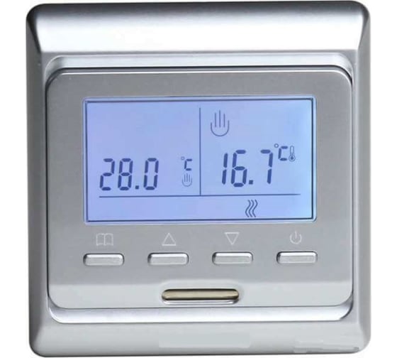 Терморегулятор RTC E51 WIFI SILVER 00-00001320
