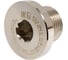 Заглушка BLOCK 20 Рр (никелированная латунь) под вн. шестигранник, М20x1,5 6g, 1Ex db IIC Gb X / 1Ex e IIC Gb X / Ex ta IIIC Da X, IP66/67/68 20 Рр Ni 5