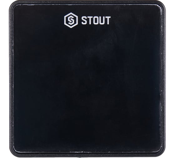 Проводной комнатный датчик C-7p, черный STOUT STE-0101-007002 RG008V0JGL9B8J 1