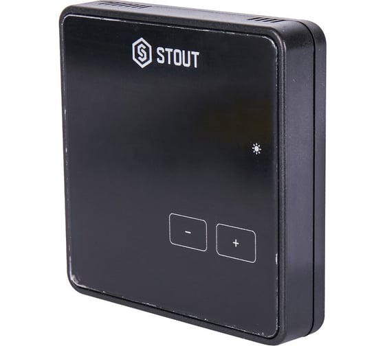Беспроводной комнатный регулятор R-8z, черный STOUT STE-0101-008004 RG008V0JGPKNGF