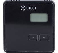 Беспроводной комнатный регулятор R-8b, черный STOUT STE-0101-008002 RG008V0JGQLQAT