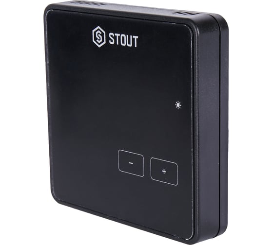 Проводной комнатный двухпозиционный регулятор ST-294v1, черный STOUT STE-0101-029412 RG008V0JPP0DD1