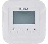 Проводной комнатный регулятор R-10s, белый STOUT STE-0101-010005 RG008V0JGIUQ4R