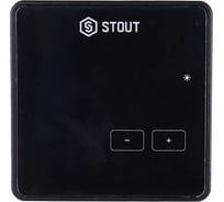 Проводной комнатный регулятор R-10b, чёрный STOUT STE-0101-010002 RG008V0JGH9V9E