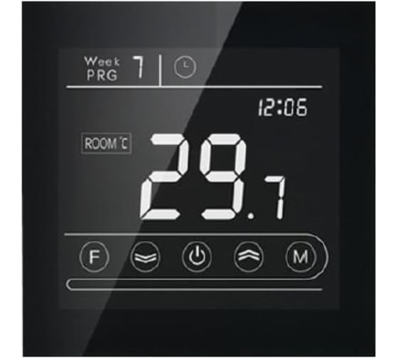 Терморегулятор RTC MK70 BLACK WIFI 00-00001182