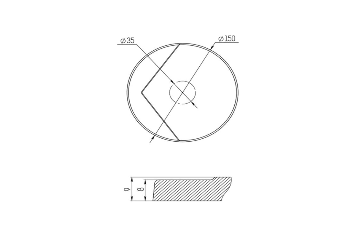  под кран KitKraken Circle Graphite SMC 1 7024 - выгодная цена .