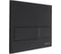 Кнопка для инсталляции BERGES NOVUM L5 Soft Touch черная 040015 1