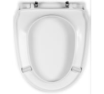 Сиденье дюропласт BERGES Nord SO крепление микролифт, быстросъемное, металл 015703