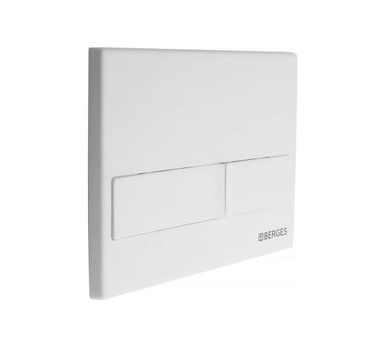 Кнопка для инсталляции BERGES NOVUM L4 Soft Touch белая 040014