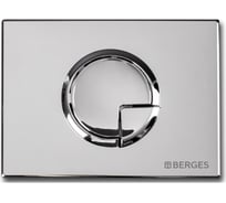 Кнопка для инсталляции BERGES NOVUM R3 хром глянец 040023
