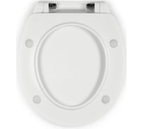 Сиденье дюропласт BERGES Top Slim SO крепление микролифт, быстросъемное, металл 016003