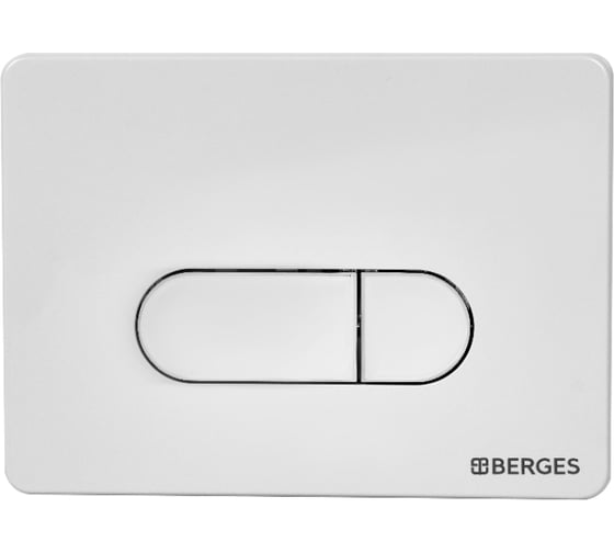Кнопка для инсталляции BERGES NOVUM D1 белая 040031