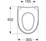 Сиденье Gustavsberg Nautic из жесткого пластика 9M26S101 4